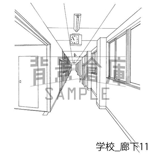 学校廊下