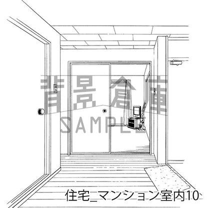 住宅_セット12（マンション室内）