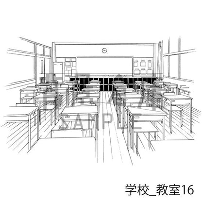 学校_セット14(教室)