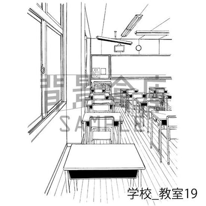 学校_セット16(教室)