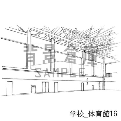 学校_セット17(体育館)