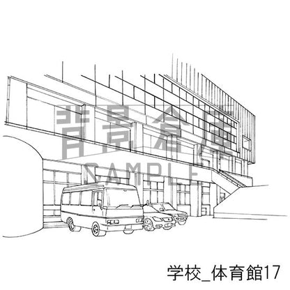 学校_セット17(体育館)