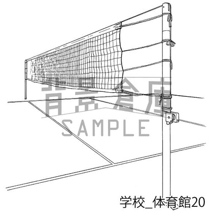 学校_セット17(体育館)