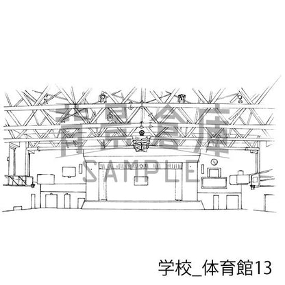 学校_セット17(体育館)