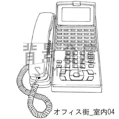 オフィス街_セット4(室内)