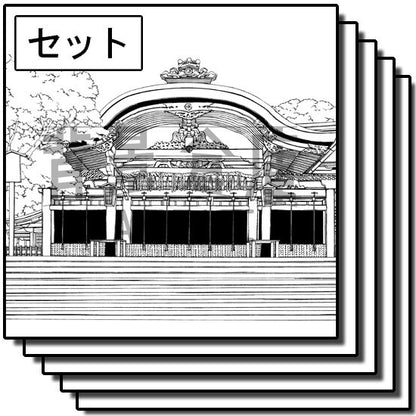 神社の外観セットです。（10枚組）