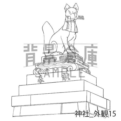 神社_セット2(外観)