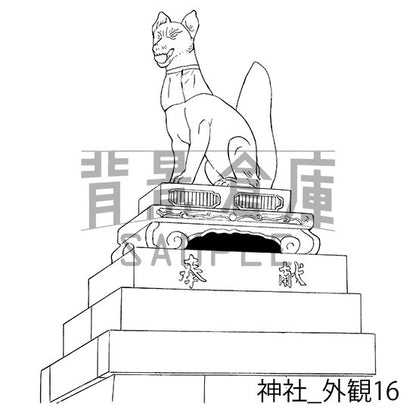 神社_セット2(外観)