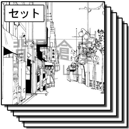 住宅の街並を収録したセットです。（6枚組）