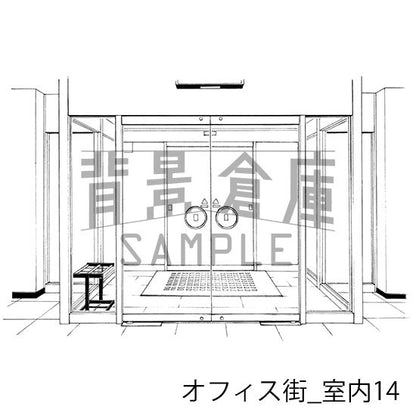 オフィス街_室内14