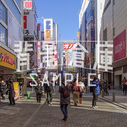 写真素材_繁華街1