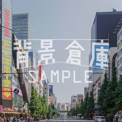 写真素材_繁華街1