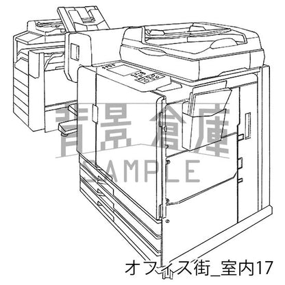 オフィス街室内