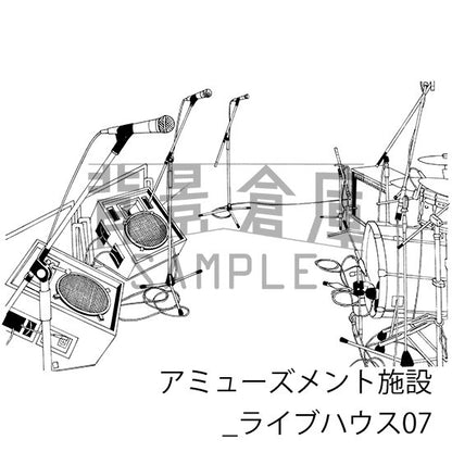 アミューズメント施設_セット3（ライブハウス）