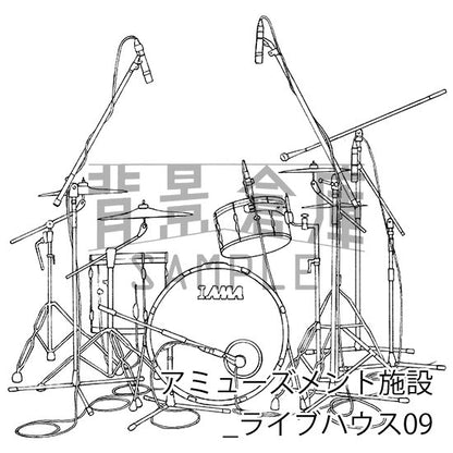 アミューズメント施設_セット3（ライブハウス）
