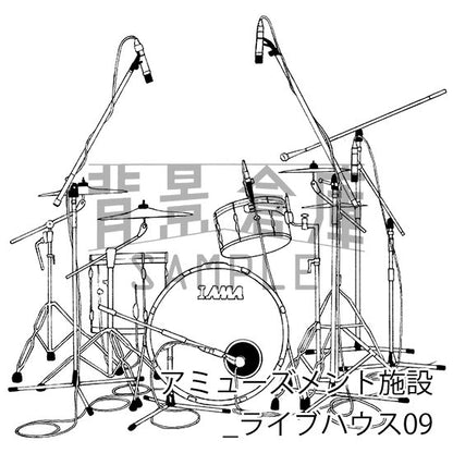 アミューズメント施設_セット3（ライブハウス）