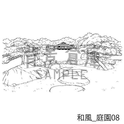 和風_セット17（庭園）