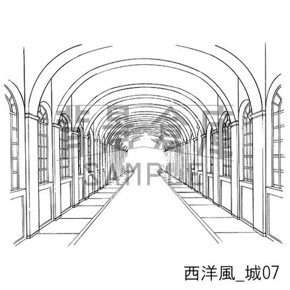 西洋風_セット4（城）