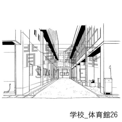 学校_セット18（体育館）