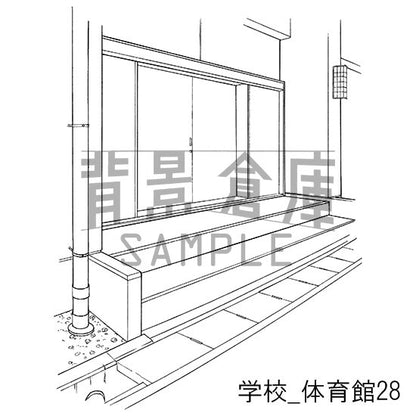 学校_セット18（体育館）