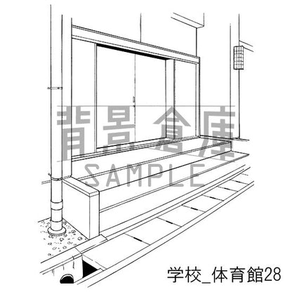 学校_セット18（体育館）