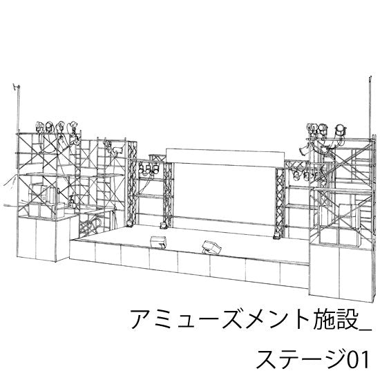 ライブステージの背景です。