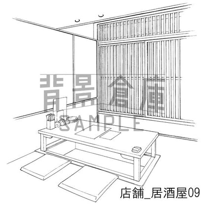 居酒屋の背景です。