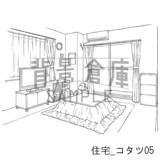 住宅_セット15（コタツ）