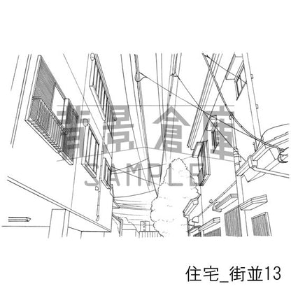 住宅_セット16（街並）