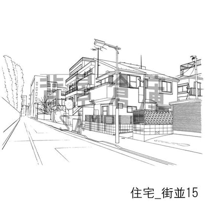 住宅_セット16（街並）