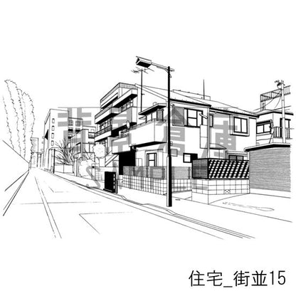 住宅_セット16（街並）