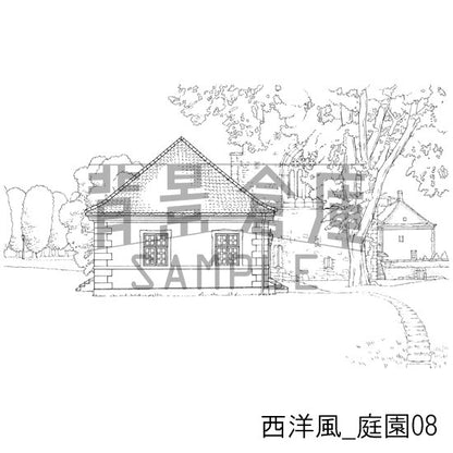 西洋風の庭園です。