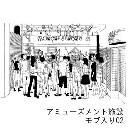 モブの入ったライブハウスです。