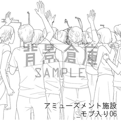 アミューズメント施設_モブ入り06