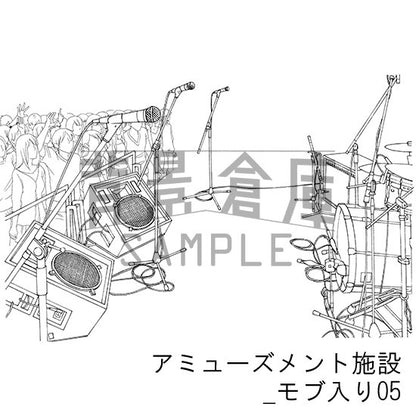 アミューズメント施設_セット6（モブ入り）