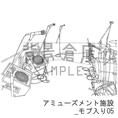 アミューズメント施設_セット6（モブ入り）