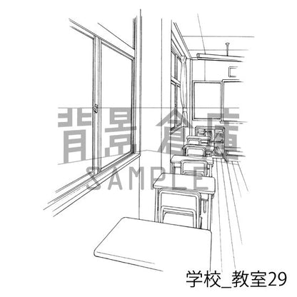 学校の教室です。