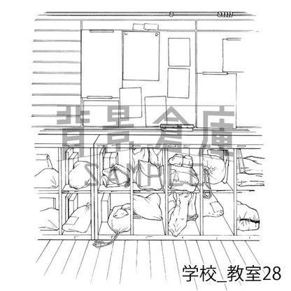 学校_セット21（教室）