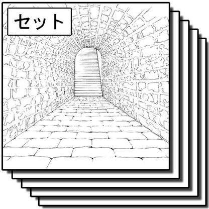 洞窟の背景のセットです。（10枚組）