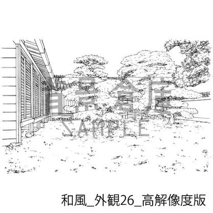 和風の外観です。（高解像度版）