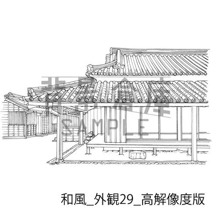 和風の外観です。（高解像度版）