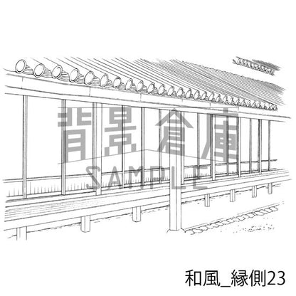 和風の縁側です。