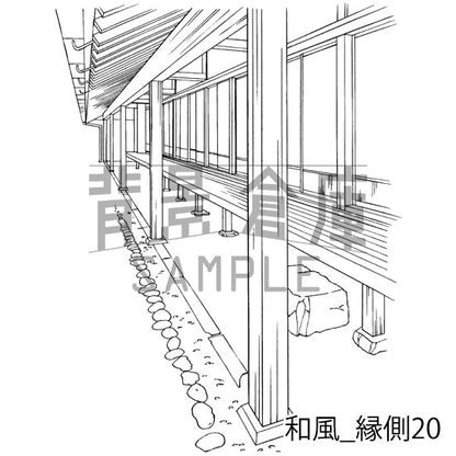 和風_セット24（縁側）
