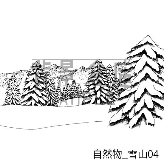 自然物_雪山04