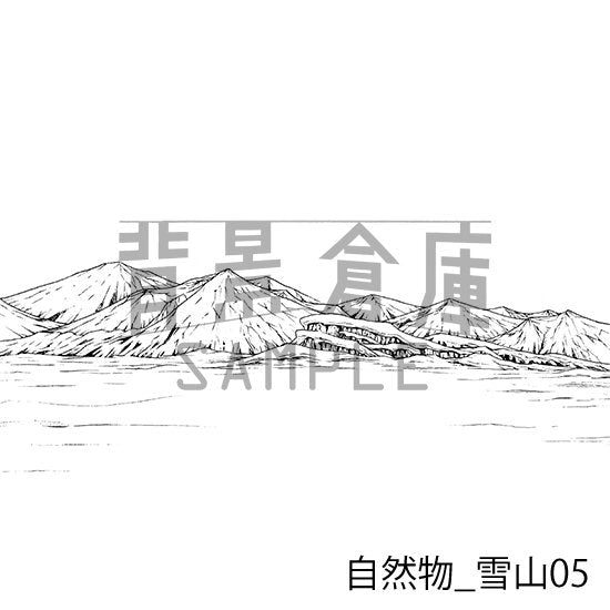 自然物_雪山05