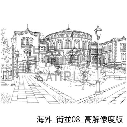 海外_セット1_高解像度版（街並）