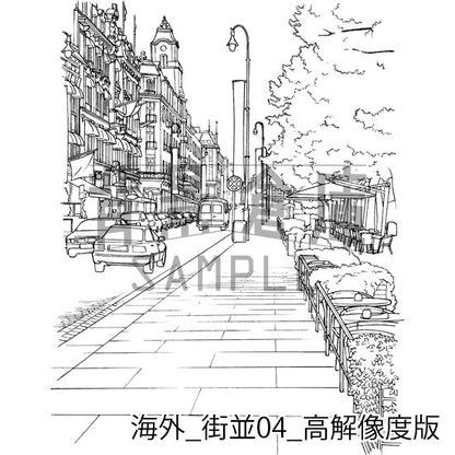 海外_セット1_高解像度版（街並）