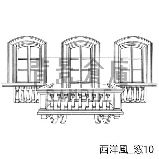 西洋風の窓です。