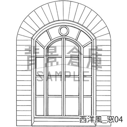 西洋風_セット10（窓）