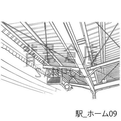 駅_セット1（ホーム）